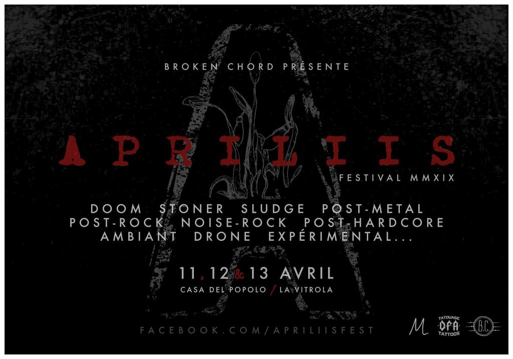 Post whatever : Broken Chords annonce le line up de l&rsquo;Apriliis Festival //&nbsp;Montréal